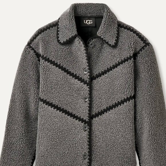 UGG® UGG Women's Ellison Fluff Shell Jacket Size Small - Picture 6 of 7